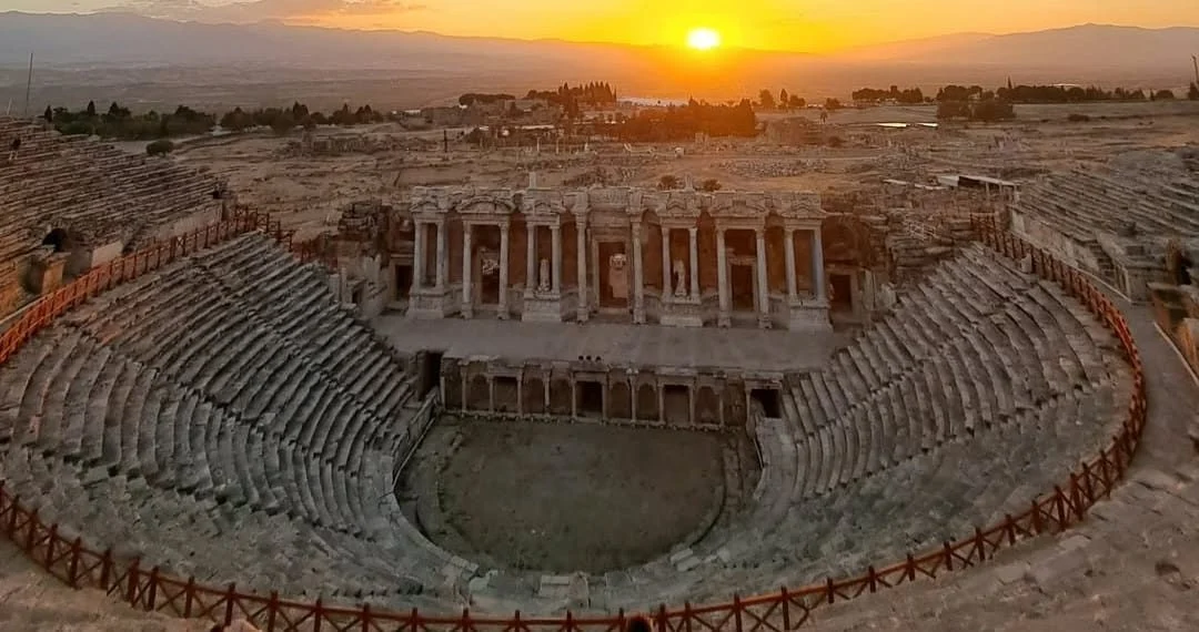 Sunset Over the Ancient City