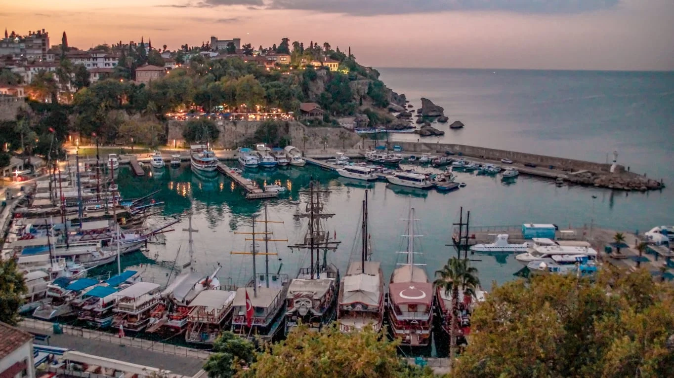A Sunset Evening in Antalya