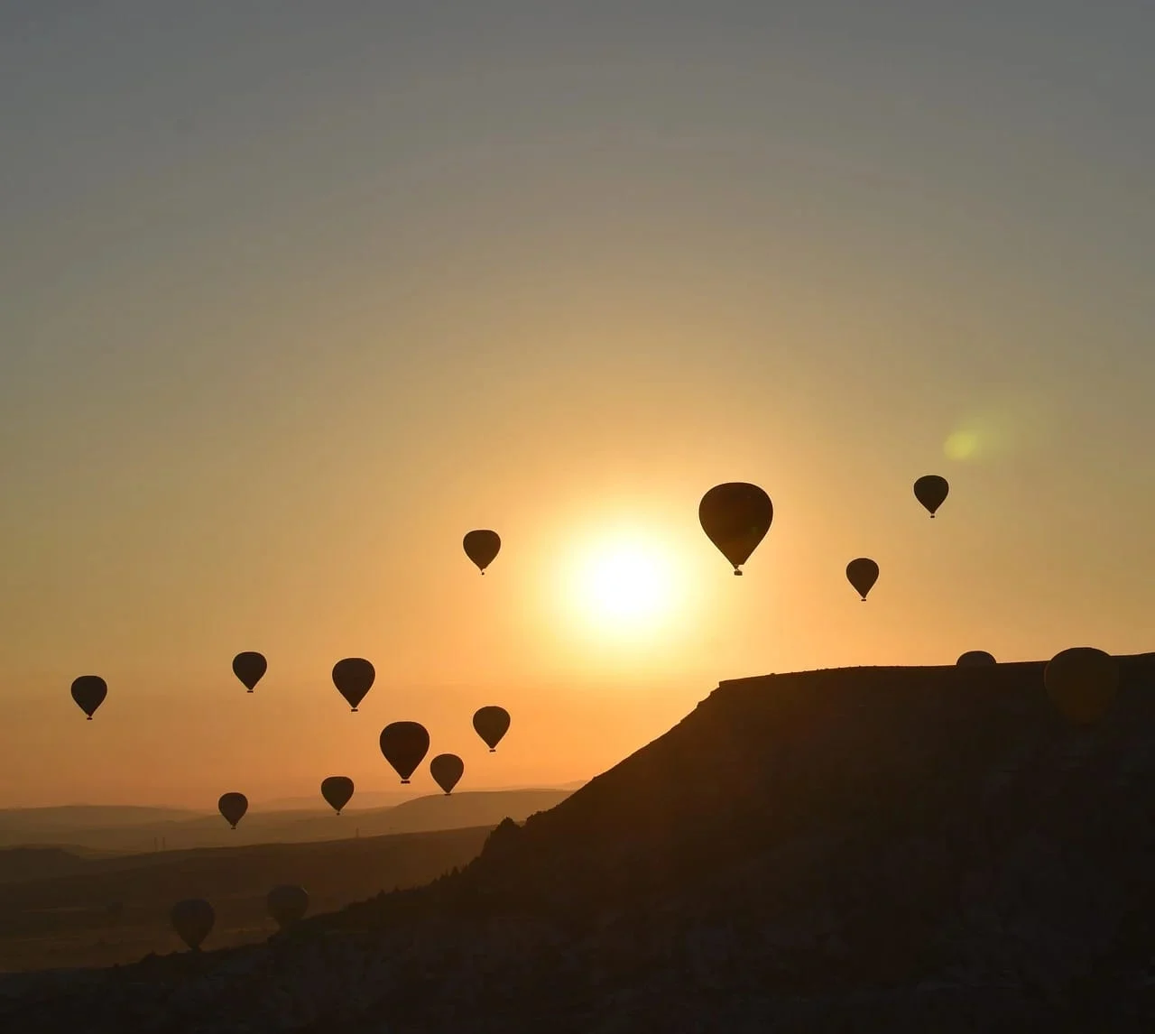 Cappadocia in a Golden Glow